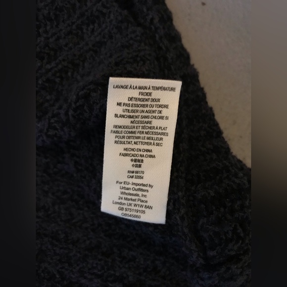 Free People Low Tide Oversized Cardi with pockets- navy blue - Picture 7 of 16